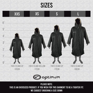 Drywrap Long Sleeve Changing Robe – Waterproof, Windproof, Fleece-Lined - Optimum