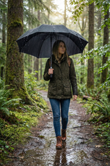 Large Automatic Umbrella Black – Windproof, Reinforced, Travel Use