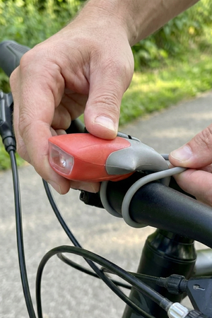 Optimum Cycling Bike Lights Set Rear & Front - Red & White - Optimum