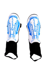 Velocidade Ankle Sock Shin Guards - Blue by Optimum Sport