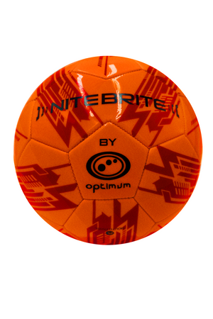 Optimum LED Light-Up Football Ball Size 5 – Glow in The Dark Soccer | Motion Activated with Auto-Off | Durable Water-Resistant Night Play | Pump & Spare Batteries Included | UK Brand - Optimum