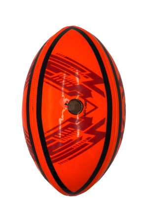 Optimum LED Glow Rugby Ball Size 5 – Motion Activated with Auto-Off | Durable Water-Resistant Night Play | Includes Pump & Spare Batteries | UK Sports Brand - Optimum