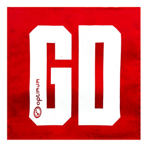 Netball Patches – Lightweight, Adjustable, Bold Lettering, 14-Pack - Optimum