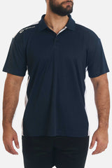 Tempo Polo Navy Polo T-Shirts