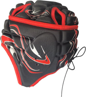 Inferno Rugby Headguard Red – Durable, Breathable, Secure Fit - Optimum