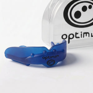 Blue Optimum Matrix sports mouthguard, image 3 of 3 - Optimum
