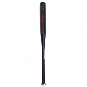 Black and red Optimum Extreme aluminium baseball bat with black grip - Optimum