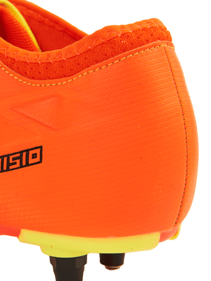 Junior Ignisio 6 Stud Football Boots – Yellow/Orange Easy Fasten - Optimum