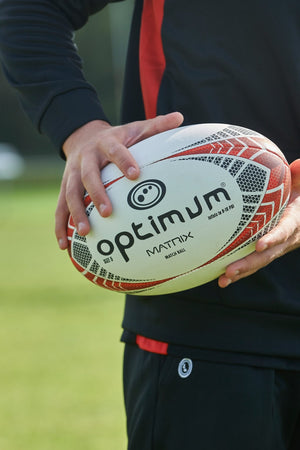 Matrix Match Quality Rugby Ball – Size 5 Grip & Flight - Optimum
