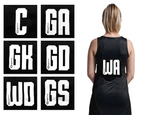 Netball Position Patches – Full-Team 14-Pack - Optimum