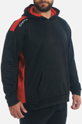Tempo Sports Hoodie Red – Thermal Performance Fit with Pouch Pocket
