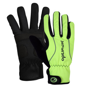 Thermal Winter Gloves – Insulated, Windproof, Green, Sizes XXS-XL - Optimum