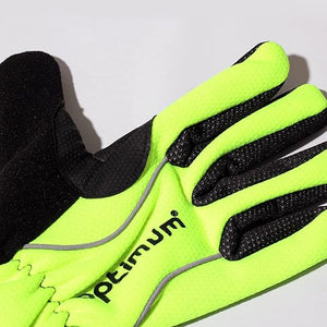 Thermal Winter Gloves – Insulated, Windproof, Green, Sizes XXS-XL - Optimum