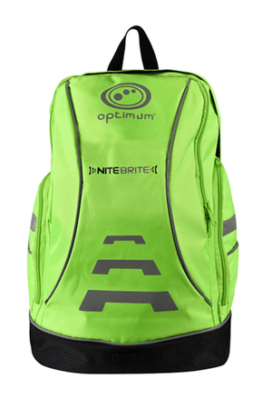 Waterproof Reflective 25L Backpack – Fluro Green, Outdoor, Multi-Pocket - Optimum