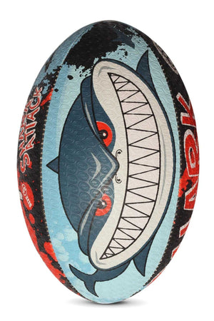 Cartoon Rugby Ball – Illustrated Kids' Training Ball, Multiple Designs - Optimum
