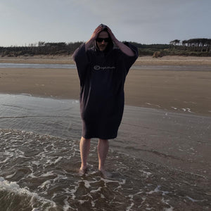 Drywrap Hooded Towel Robe – Beach Changing Poncho - Optimum