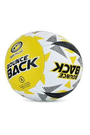 Rugby Bounce Back Solo Skills Ball – High-Grip Rebound Trainer - Optimum