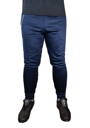 Tempo Skinny Tapered Tracksuit Bottoms – Navy, Stretch, Durable - Optimum