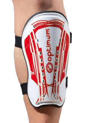 Velocidade Shin Guards - Red by Optimum Sport - Optimum