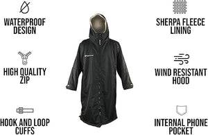 Drywrap Long Sleeve Changing Robe – Waterproof, Windproof, Fleece-Lined - Optimum
