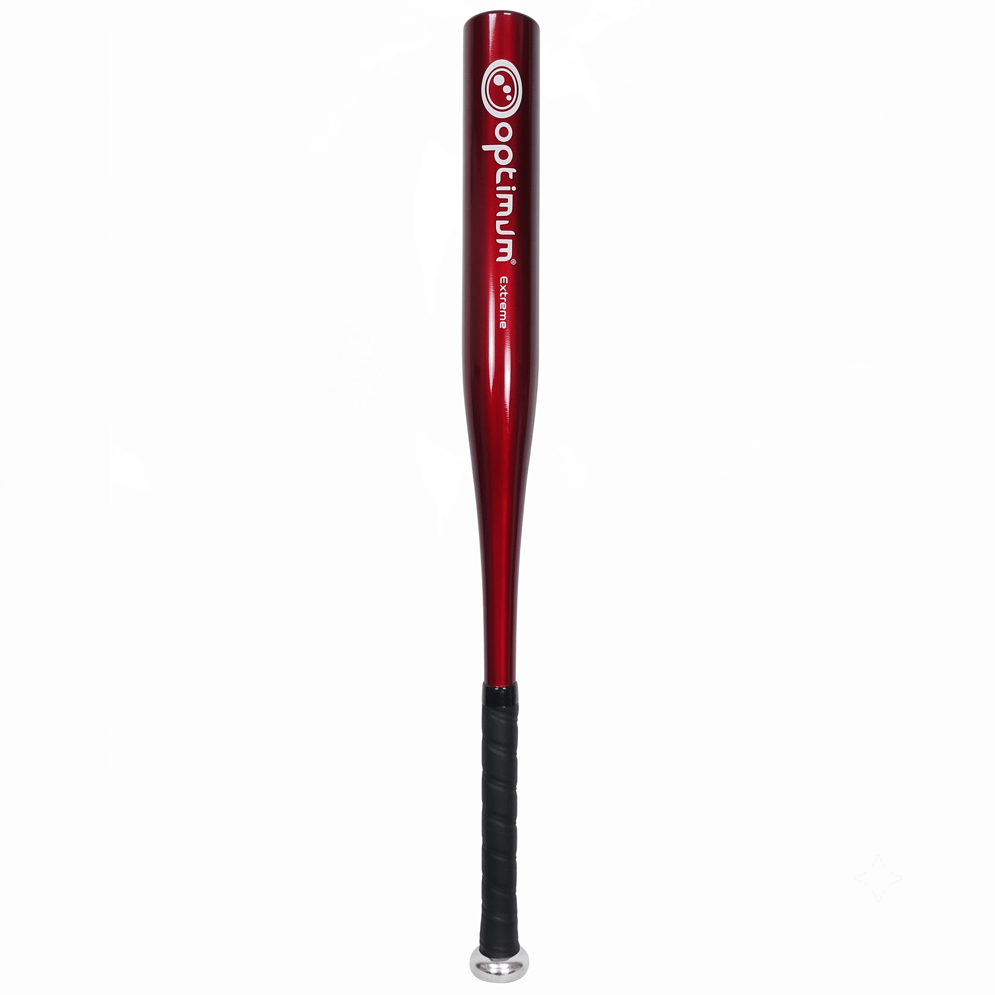 28" Aluminium Baseball Bat - Red, Durable & Lightweight for Performance - Optimum