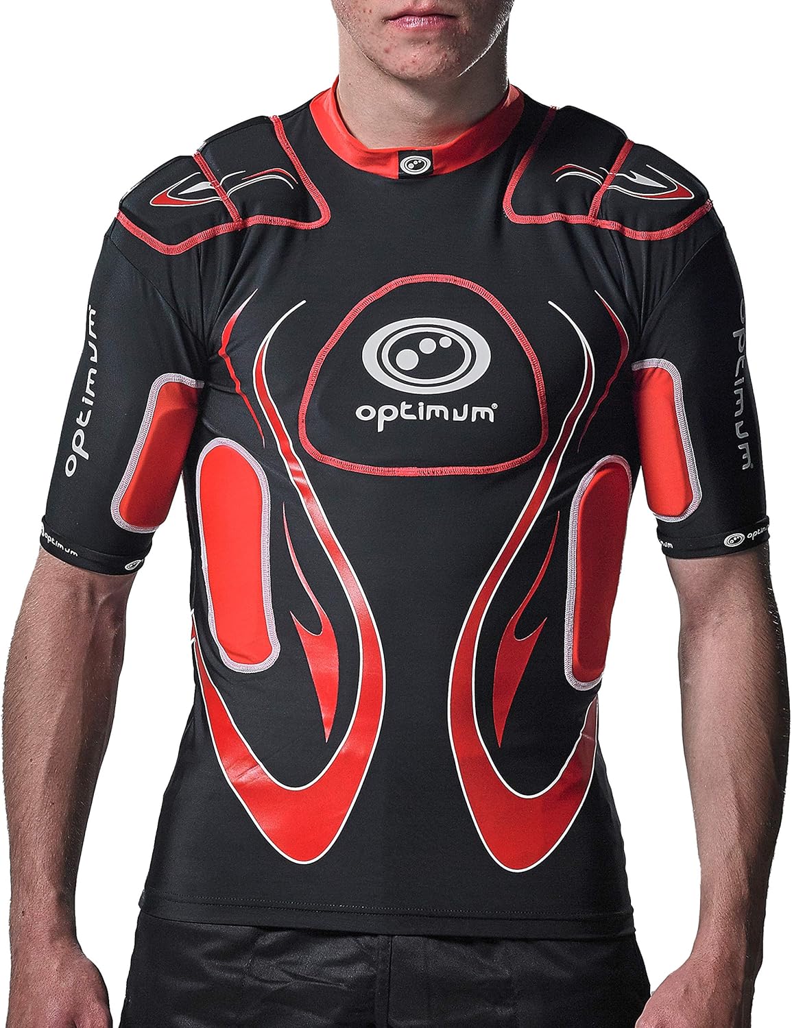 Optimum Inferno Rugby Protective Top Shoulder Pads - Optimum
