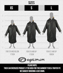 Drywrap Long Sleeve Changing Robe – Waterproof, Windproof, Fleece-Line