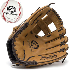BASEBALL GLOVE AND BALL SET - JNR - Optimum