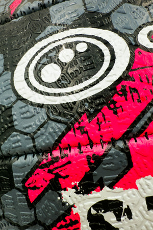 Street Netball Size 4 – Black/Pink, Durable, All-Weather Grip - Optimum