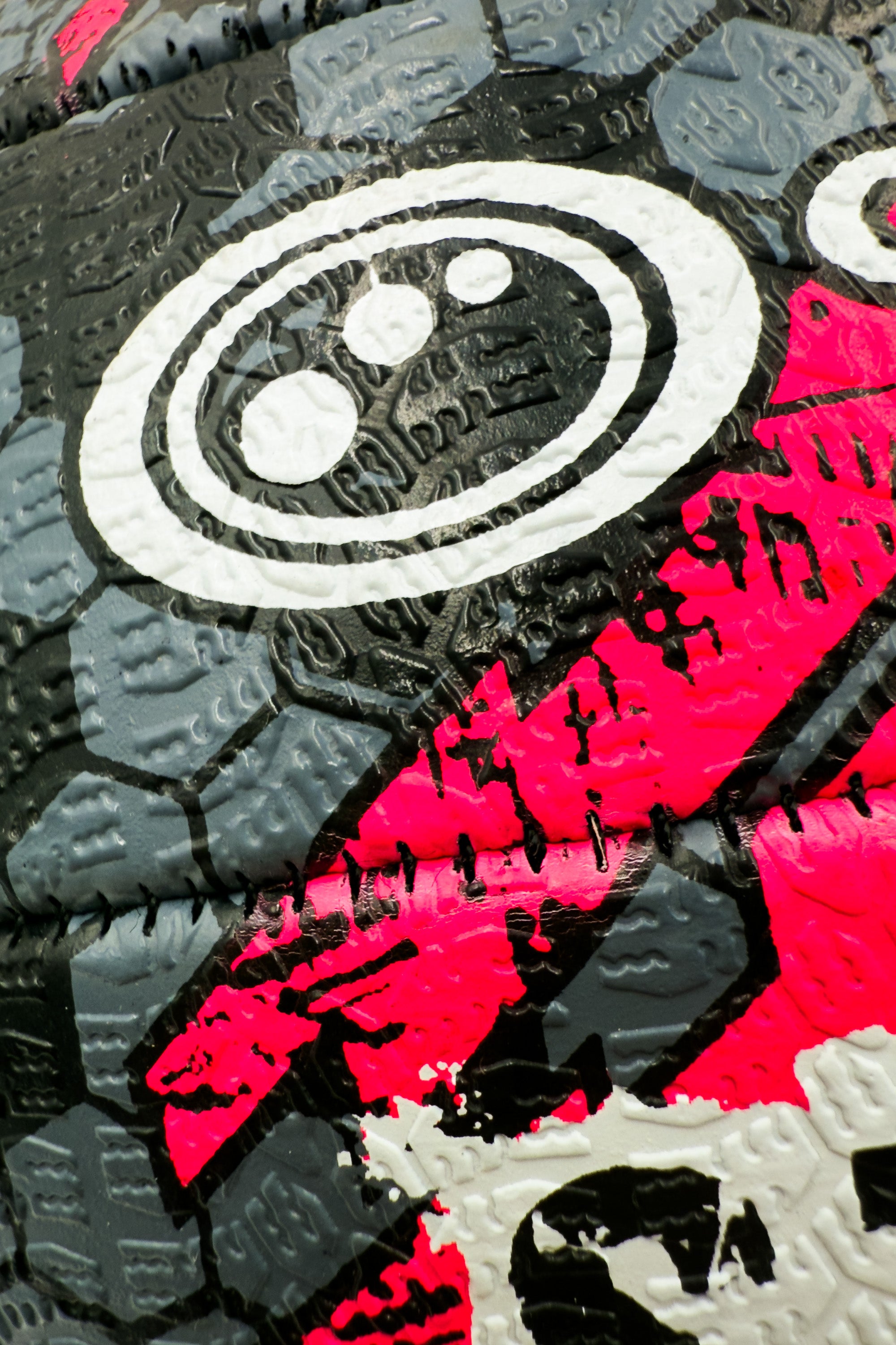 Street Netball Size 5 – Black/Pink, Durable, High Grip, Outdoor Use - Optimum