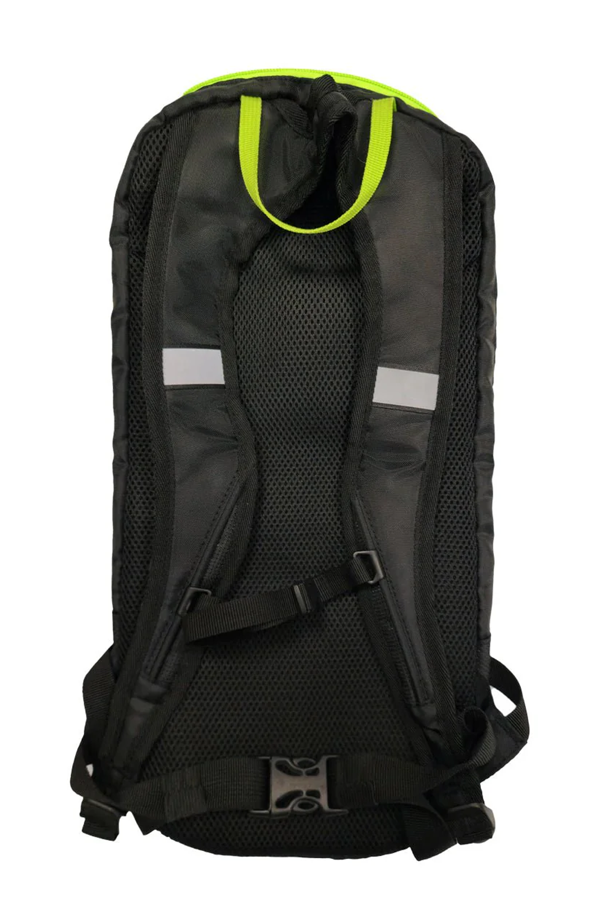 Optimum Hi-Viz 8L reflective cycling backpack, hydration-ready hi-visibility feature graphic - Optimum