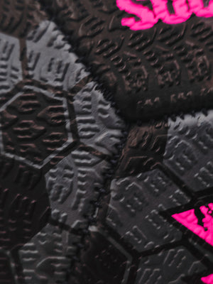 Street Football Size 5 – Black/Pink, Durable, Control, High Visibility - Optimum