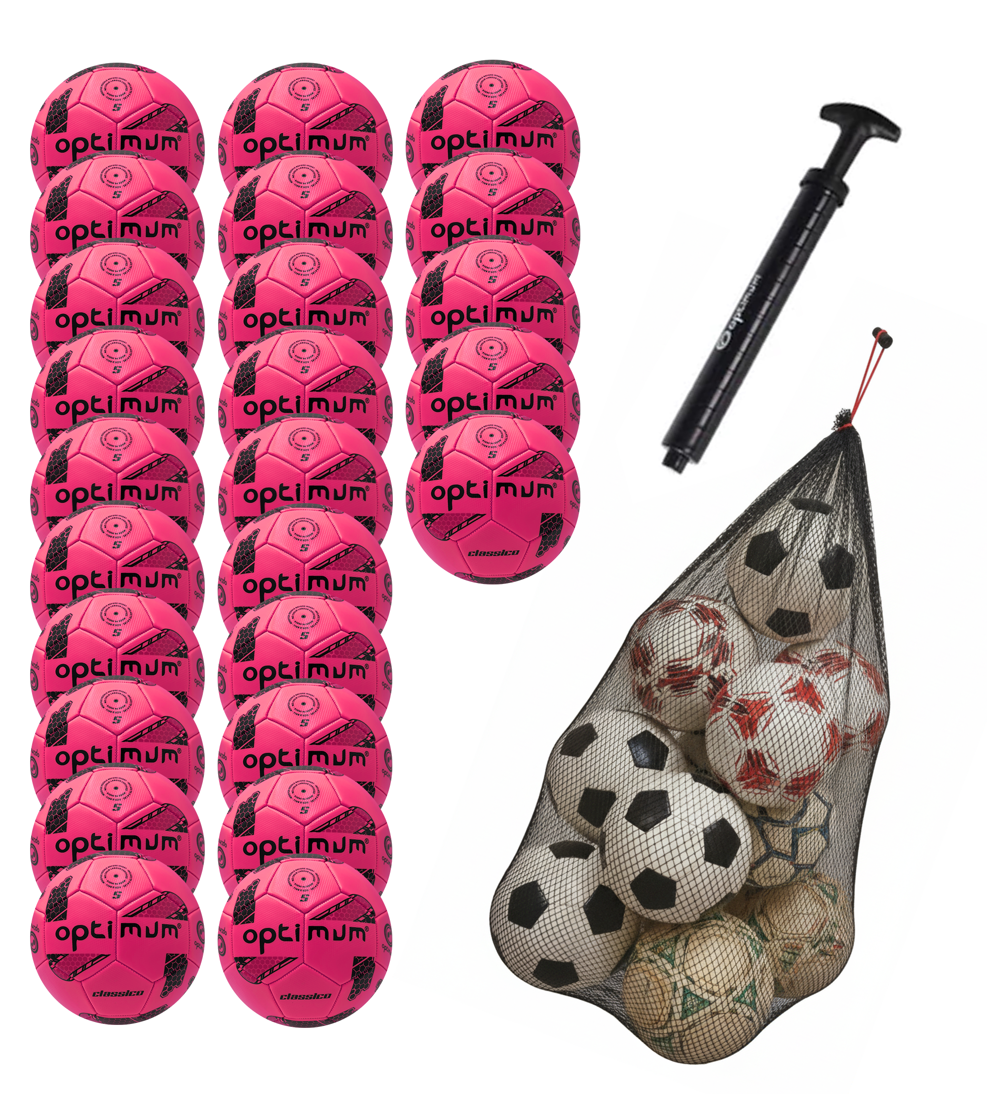Classico Football Bulk Option (Pack of 10 or 25) - Optimum