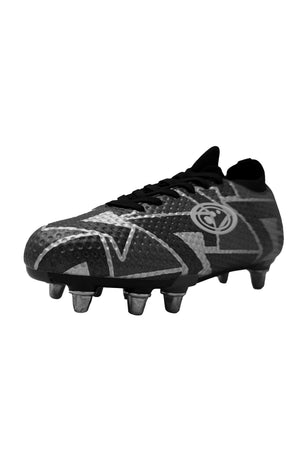 Aztec Senior Rugby Boots – 8 Stud Stud Sole, Lightweight, Sizes 7-13 UK [SNR] - Optimum