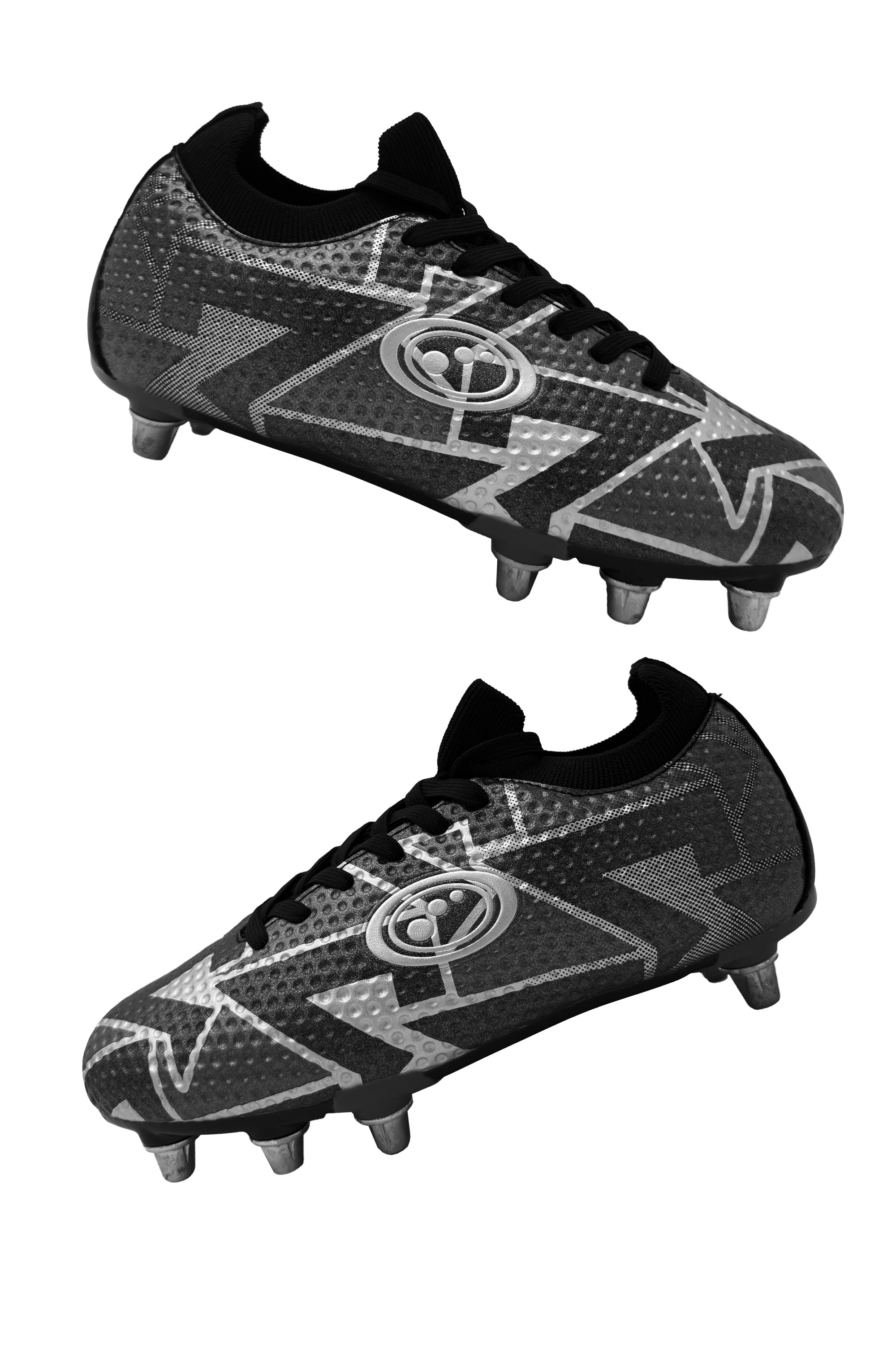 Aztec Senior Rugby Boots – 8 Stud Stud Sole, Lightweight, Sizes 7-13 UK [SNR] - Optimum