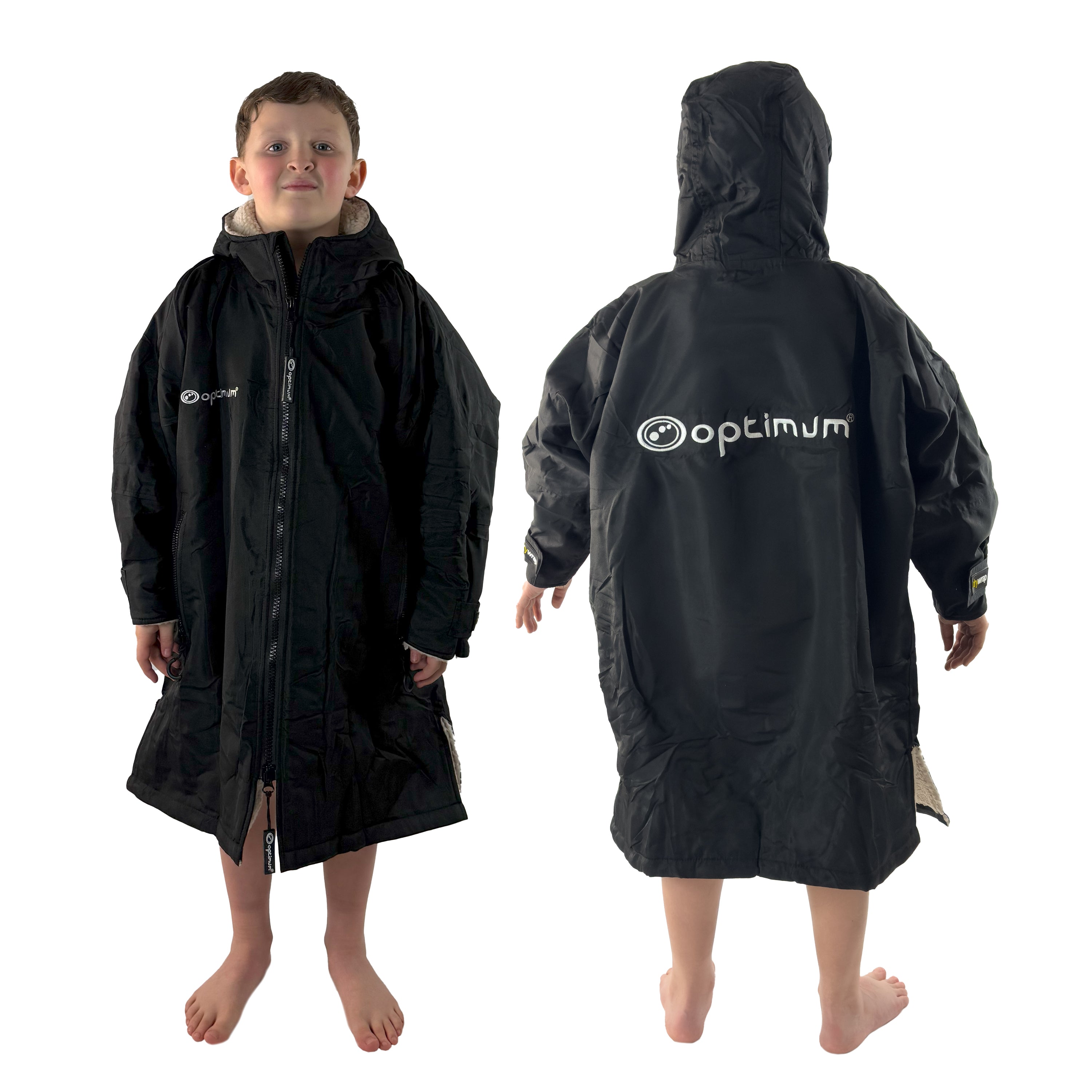 Drywrap Long Sleeve Changing Robe – Waterproof, Windproof, Fleece-Lined