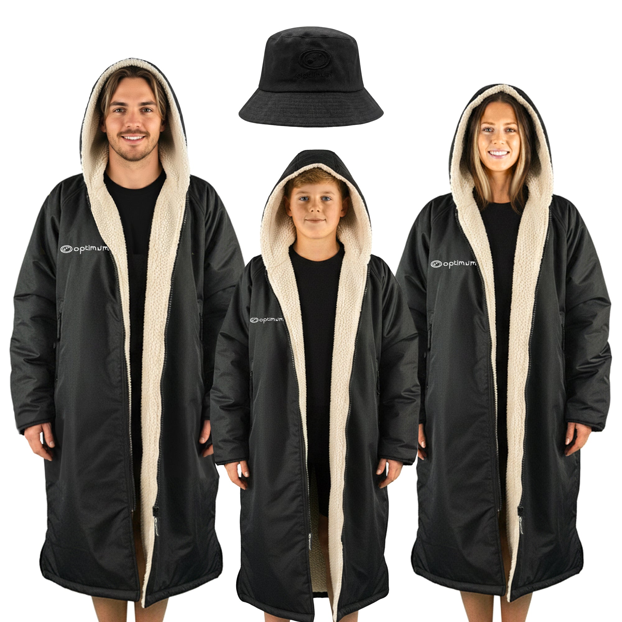 Optimum Drywrap Long Sleeve Changing Robe | Waterproof, Fleece-Lined