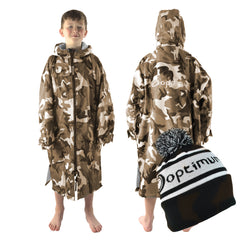 Drywrap Long Sleeve Changing Robe – Waterproof, Windproof, Fleece-Lined