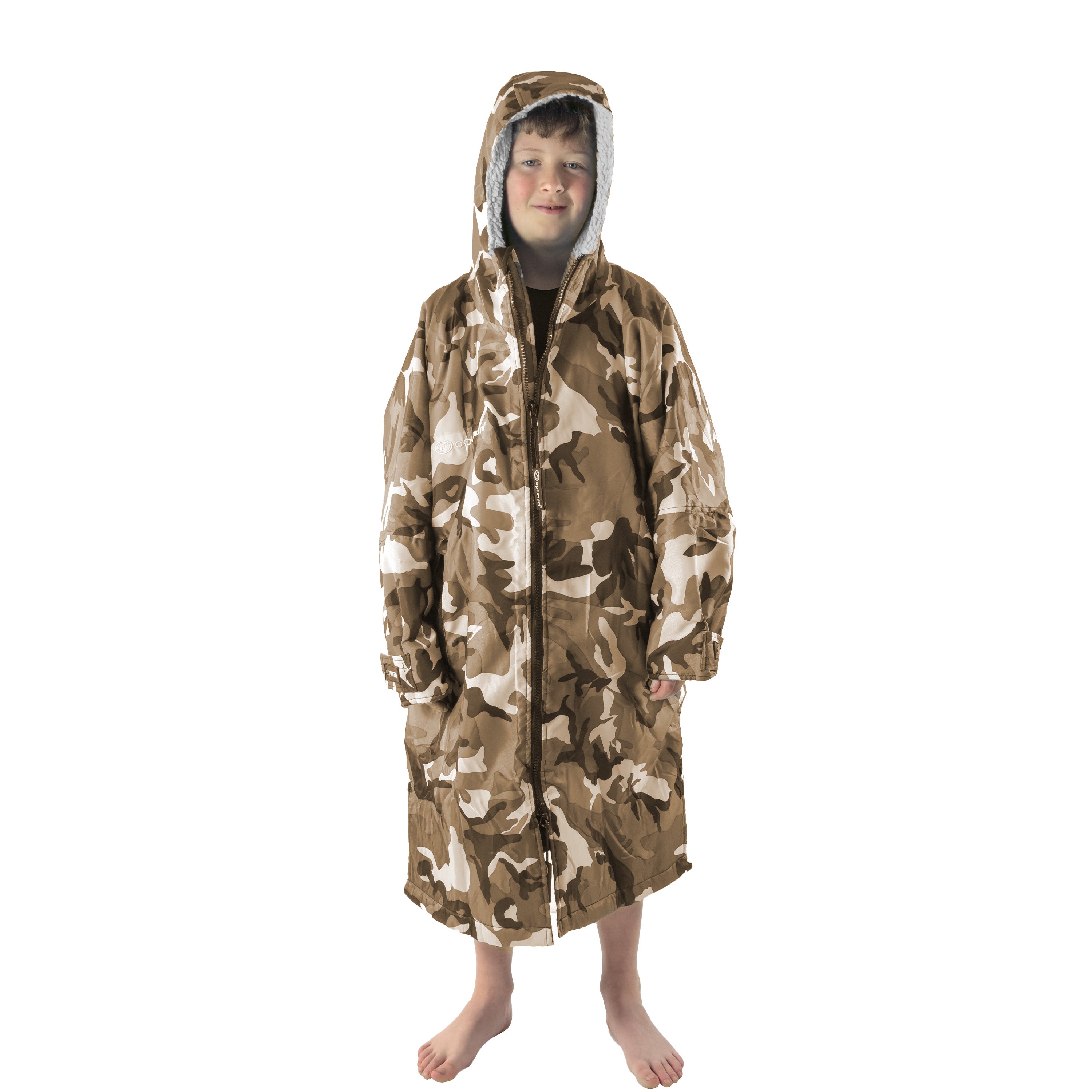 Drywrap Long Sleeve Changing Robe – Waterproof, Windproof, Fleece-Lined