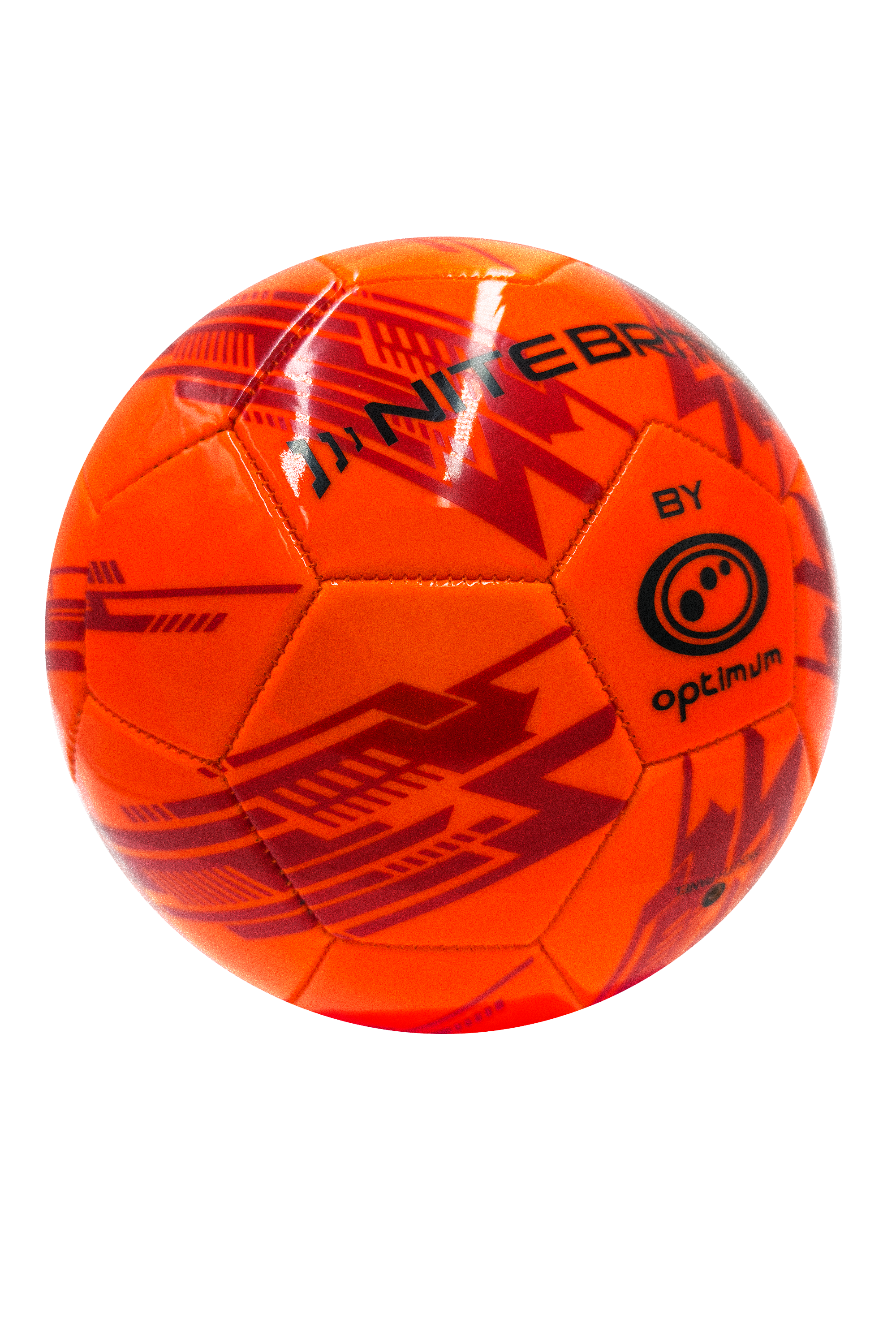 Optimum LED Light-Up Football Ball Size 5 – Glow in The Dark Soccer | Motion Activated with Auto-Off | Durable Water-Resistant Night Play | Pump & Spare Batteries Included | UK Brand