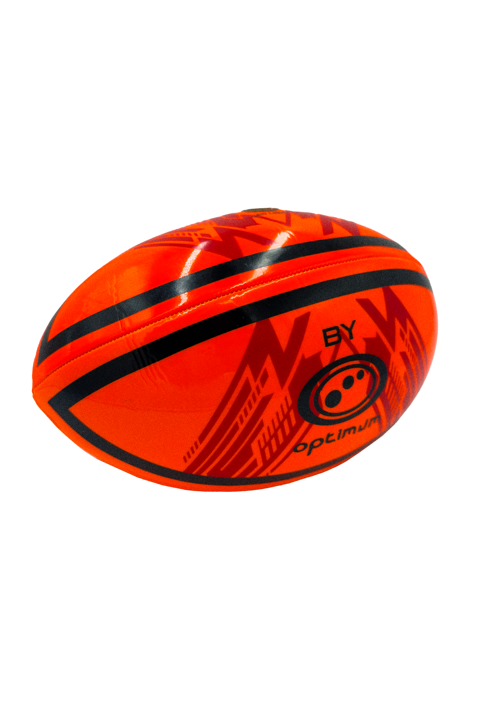 Optimum LED  Glow Rugby Ball Size 5 – Motion Activated with Auto-Off | Durable Water-Resistant Night Play | Includes Pump & Spare Batteries | UK Sports Brand