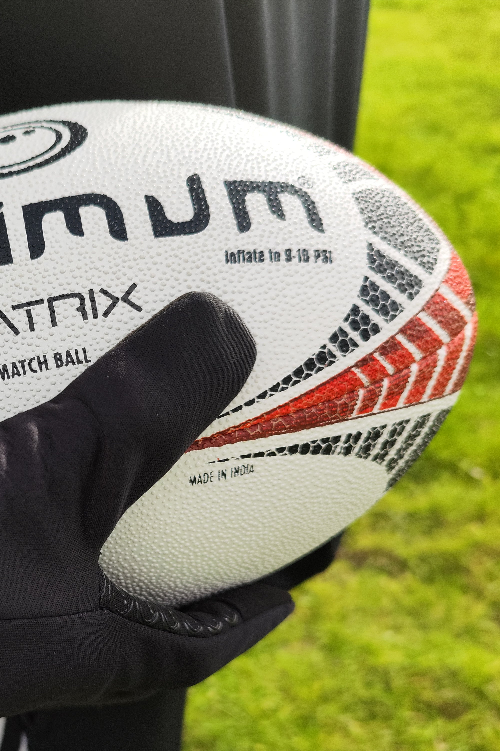 Matrix Match Quality Rugby Ball Size 5 – Durable Grip & Flight