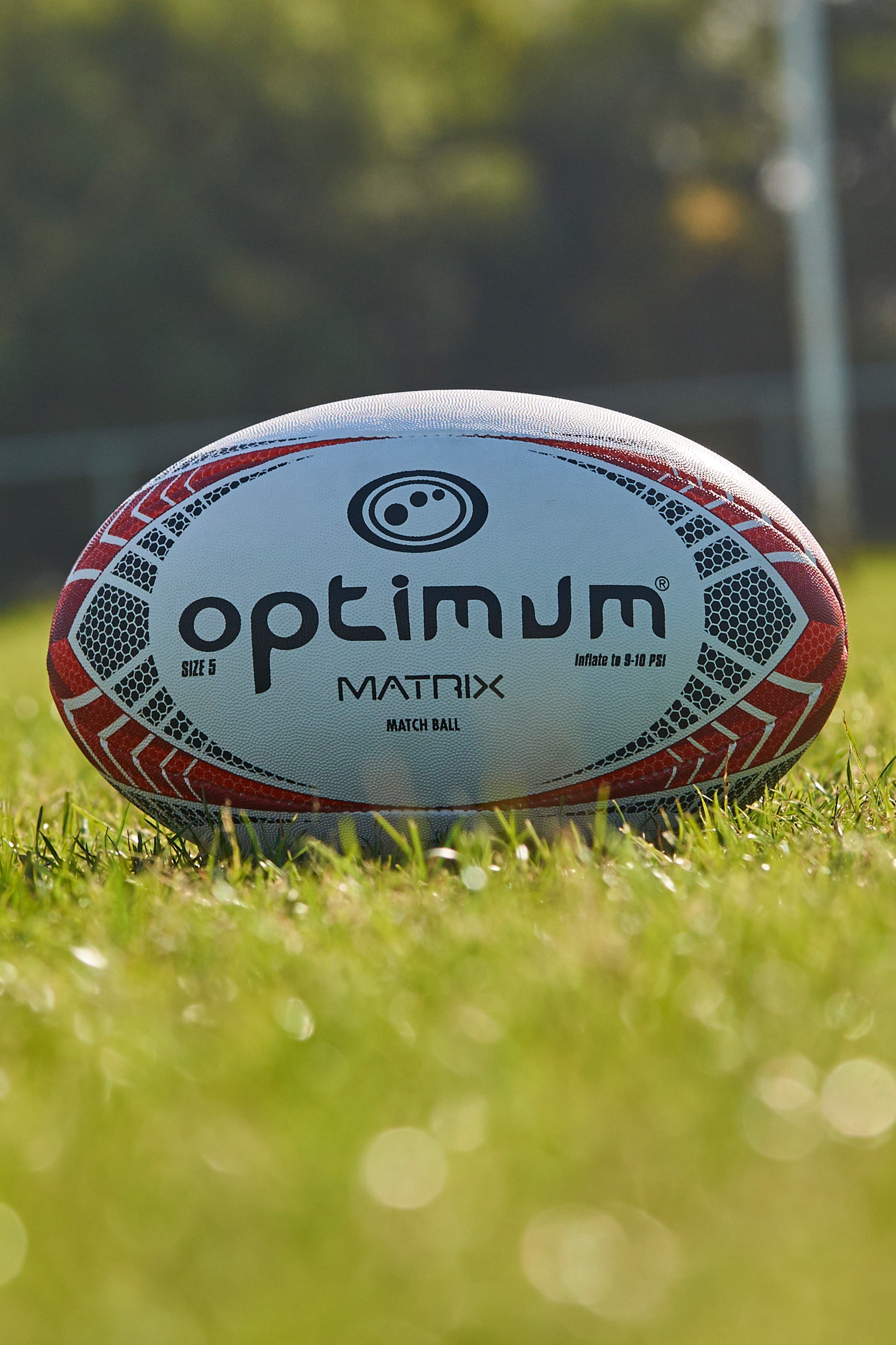 Matrix Match Quality Rugby Ball Size 5 – Durable Grip & Flight
