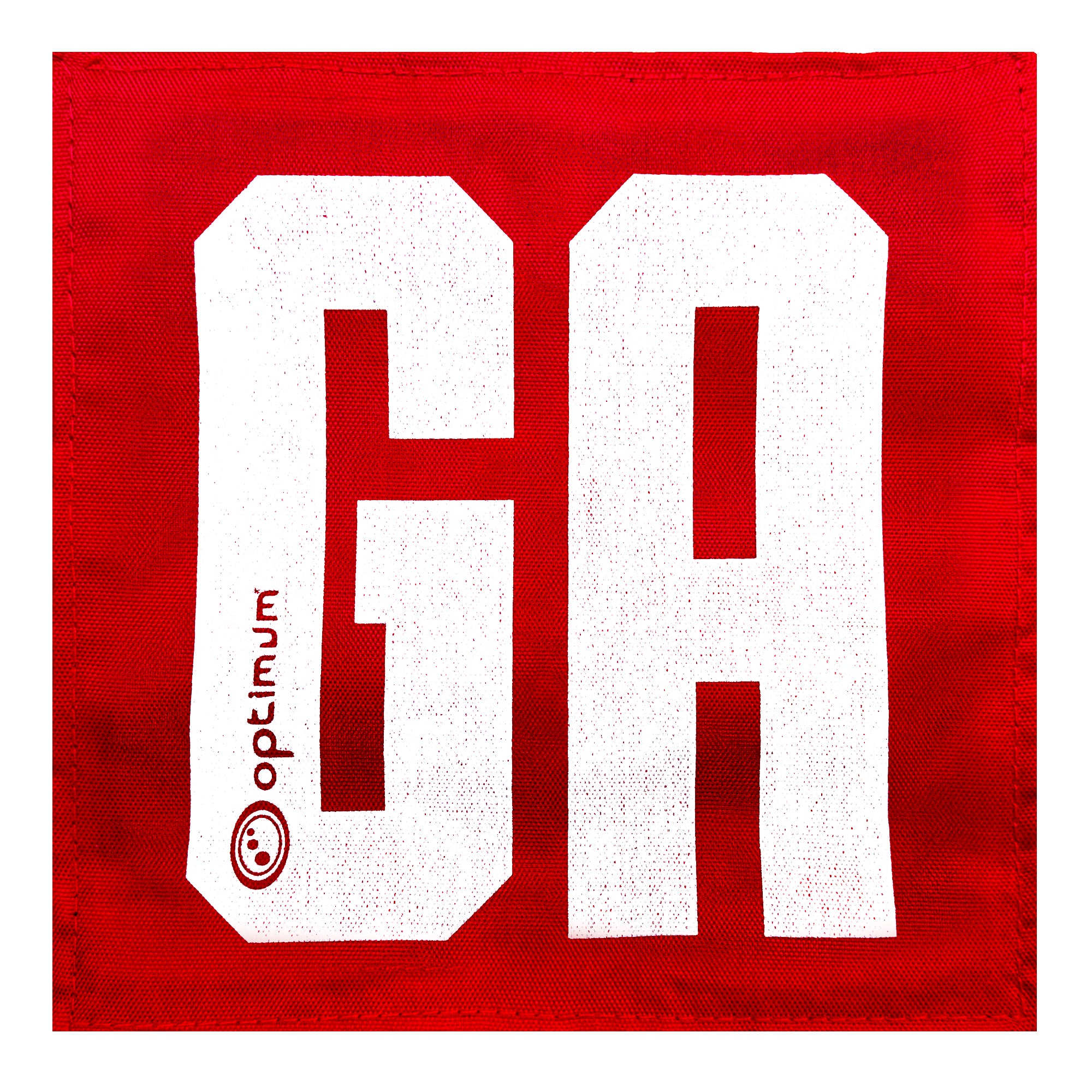 Netball Patches – Lightweight, Adjustable, Bold Lettering, 14-Pack - Optimum
