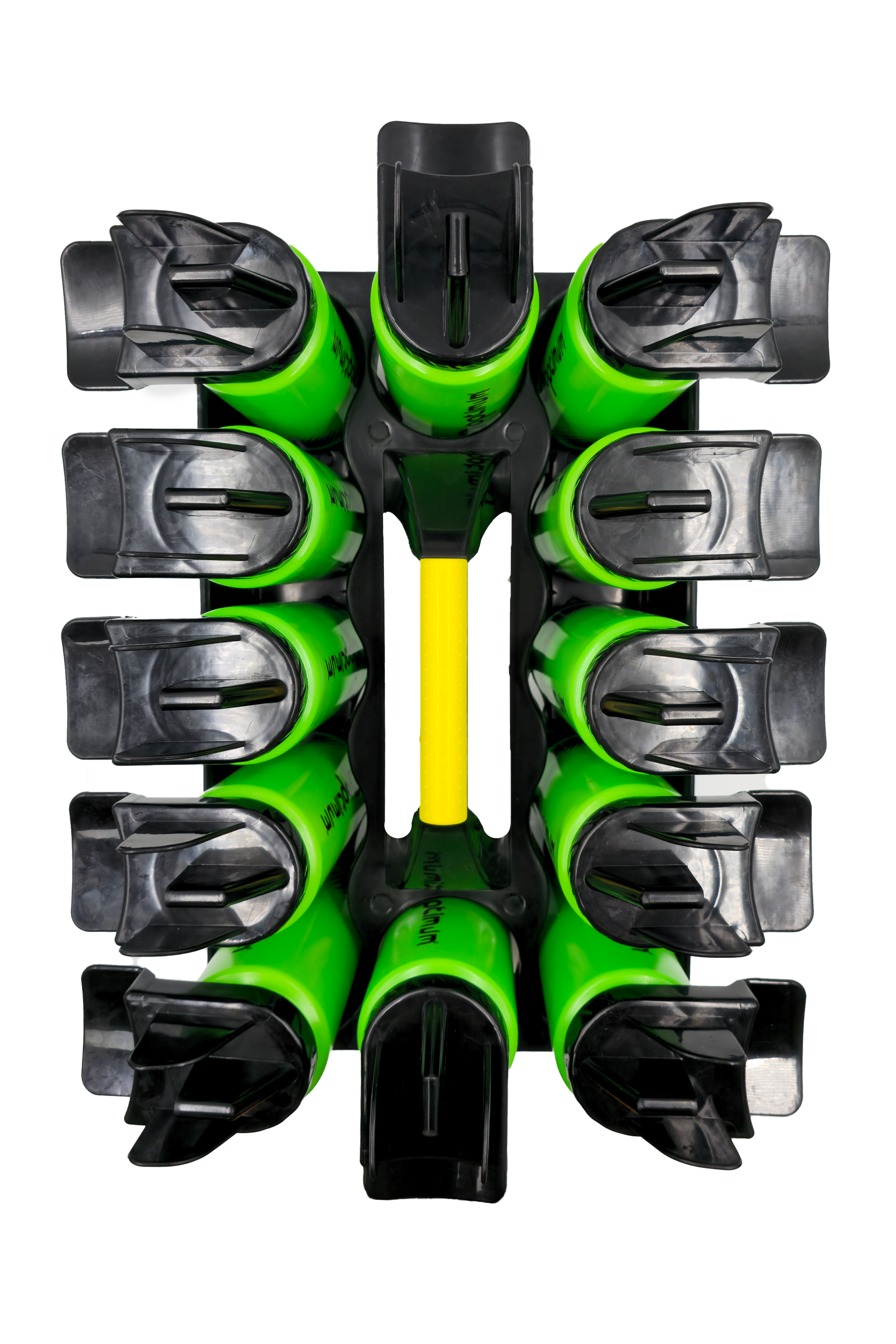 Bottle Carrier Set with 12 Reusable Sports Bottles – Team & Gym Use - Optimum