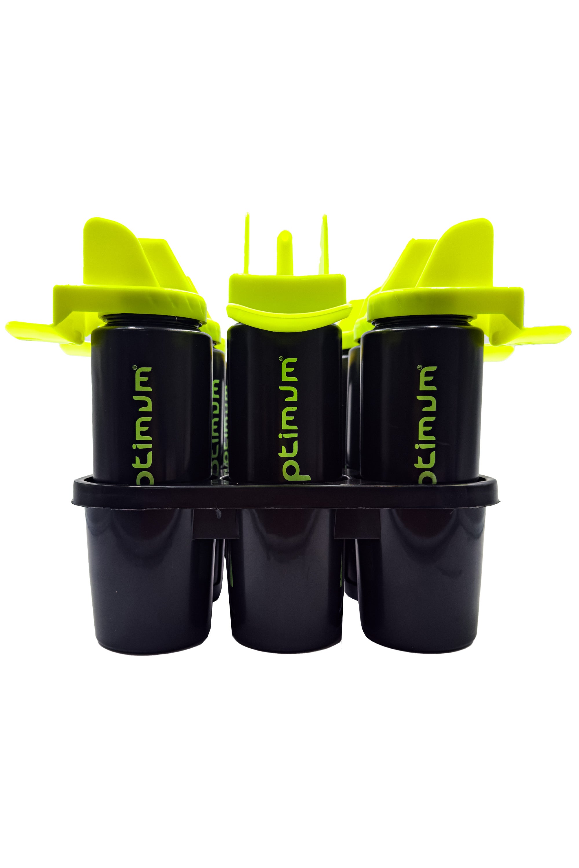 Bottle Carrier Set with 12 Reusable Sports Bottles – Team & Gym Use - Optimum