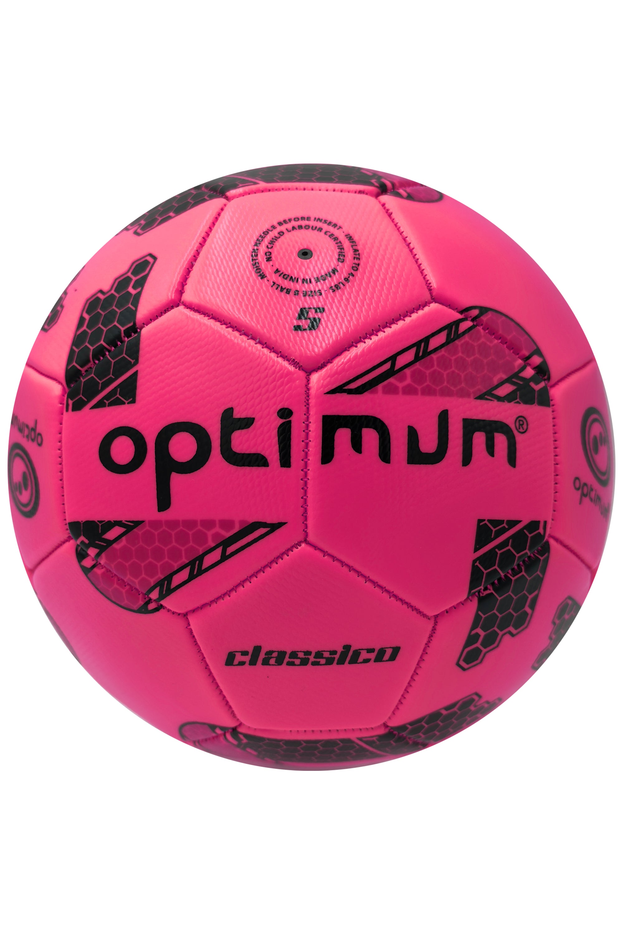 Optimum Classico Fluro Football - Orange / Yellow / Pink - Optimum