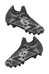 Aztec Junior Laceless Football Boots – Moulded Stud Sole, Lightweight, Size 12