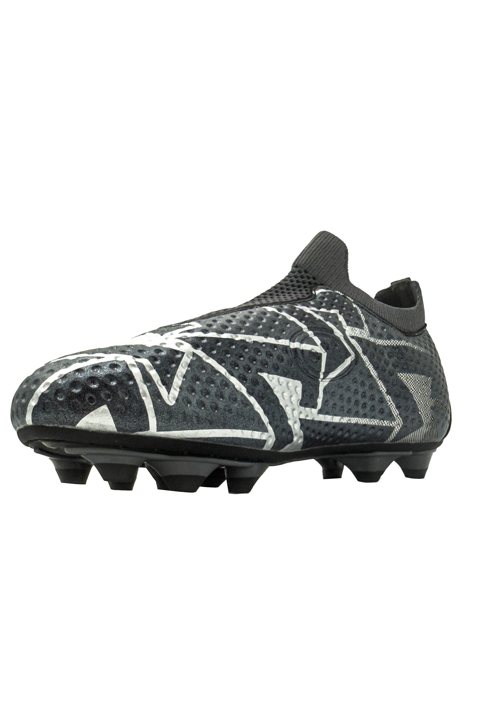 Aztec Junior Laceless Football Boots – Moulded Stud Sole, Lightweight, Size 12