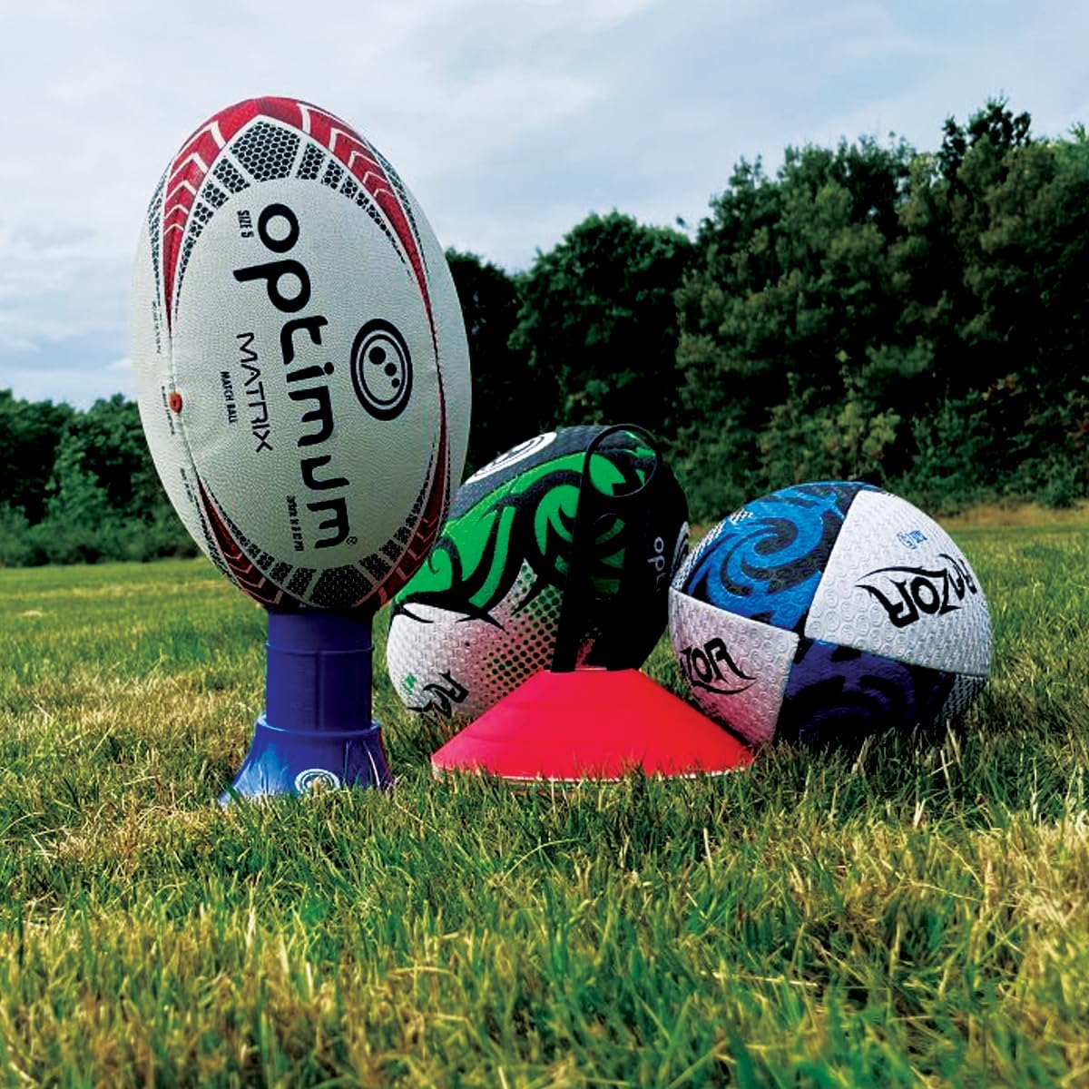 Adjustable Rugby Kicking Tee EVA Impact Resistant Plastic - Optimum